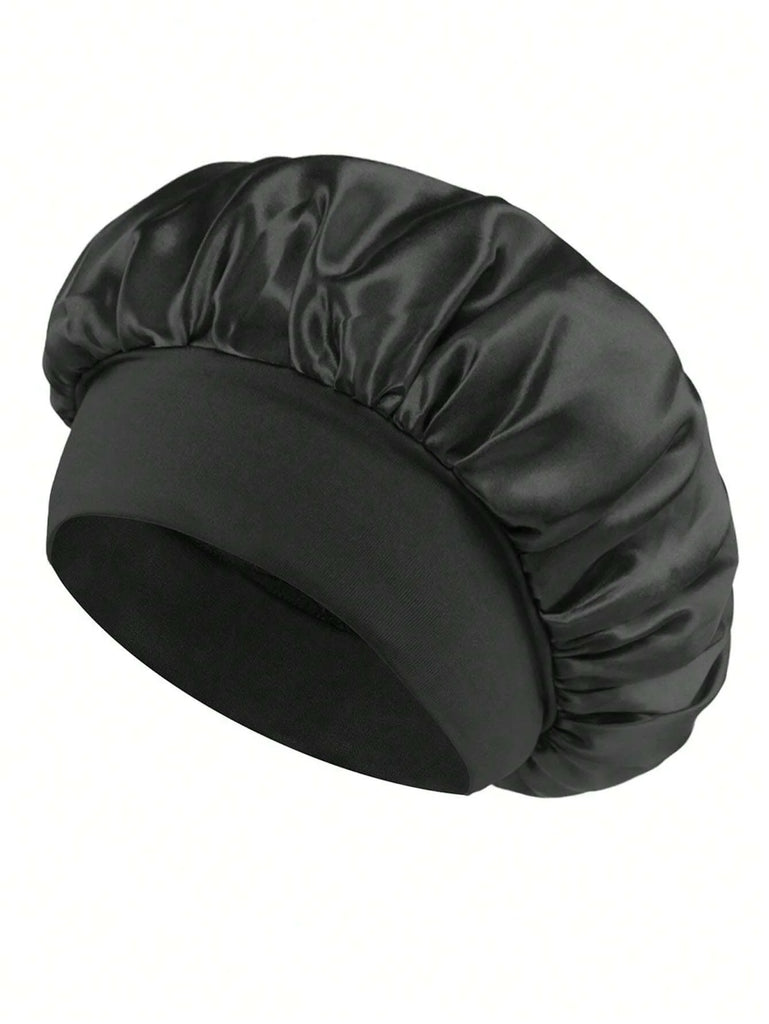 satin wide brim nightcap