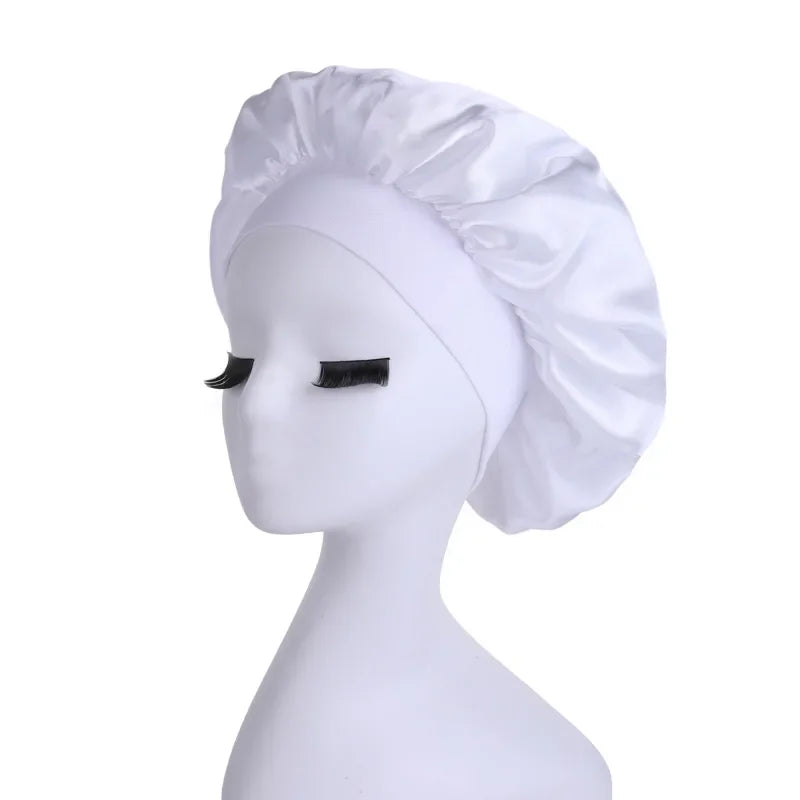 Satin Bonnet Hair Wrap | Sleep & Shower Cap – Emis Dropship