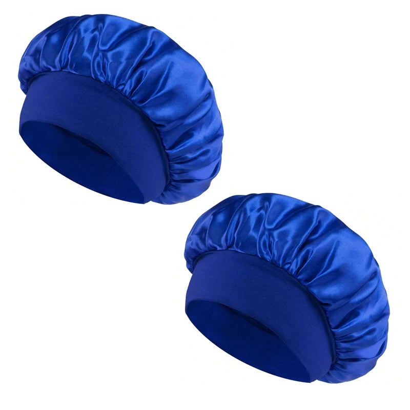 satin wide brim nightcap
