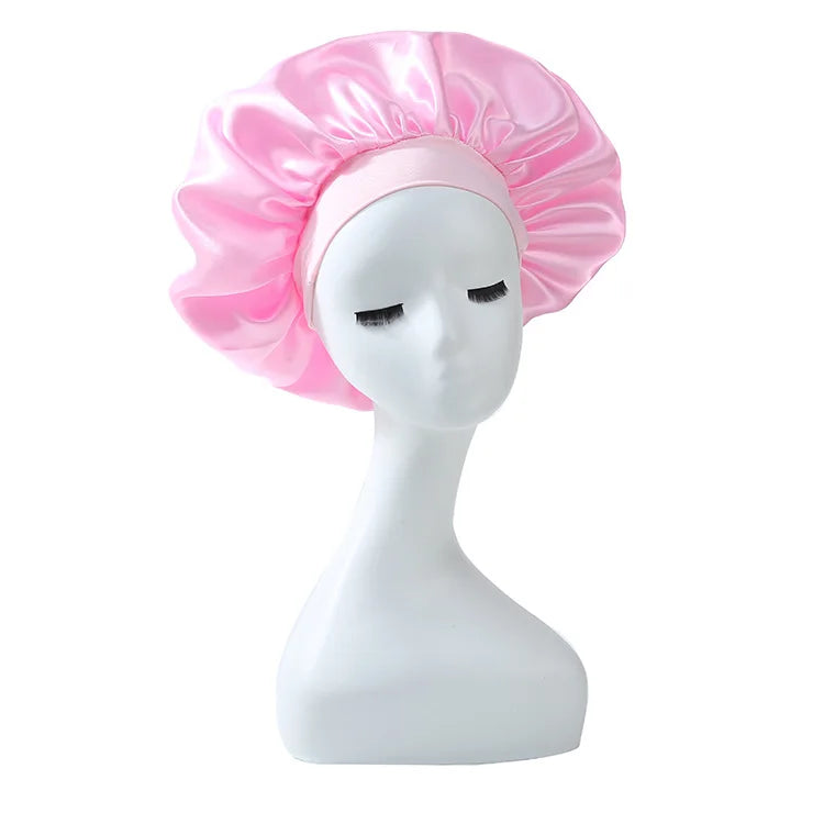 Satin Bonnet Hair Wrap | Sleep & Shower Cap – Emis Dropship