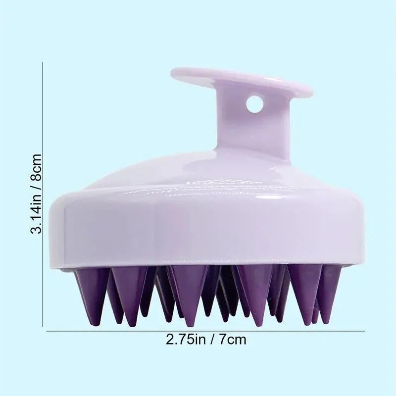 silicone shampoo scalp hair massager
