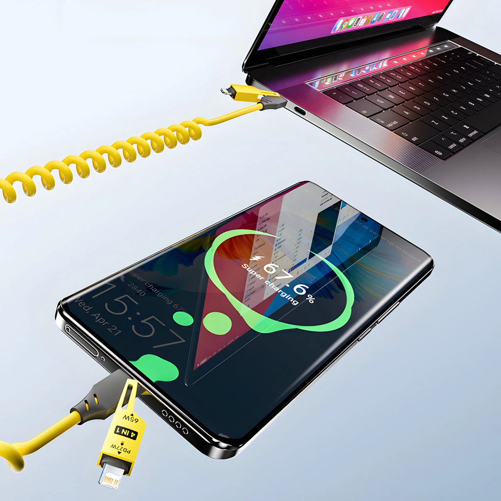 USB-C 4-in-1 fast charging cable by Emis Dropship