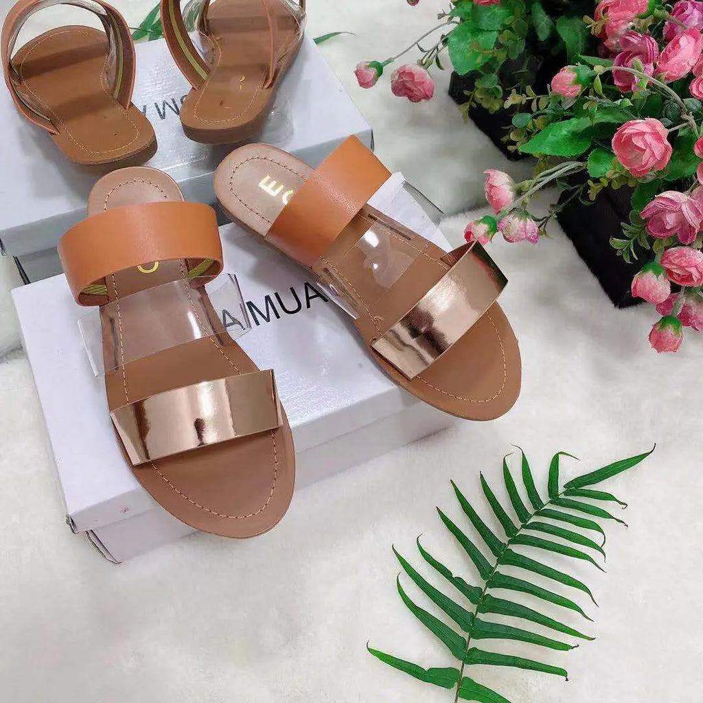 fashionable flat slippers by Emis Dropship