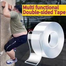 Nano Tape Double Sided Tape Transparent Reusable Waterproof Adhesive Tapes Cleanable Kitchen Bathroom Supplies Tapes
