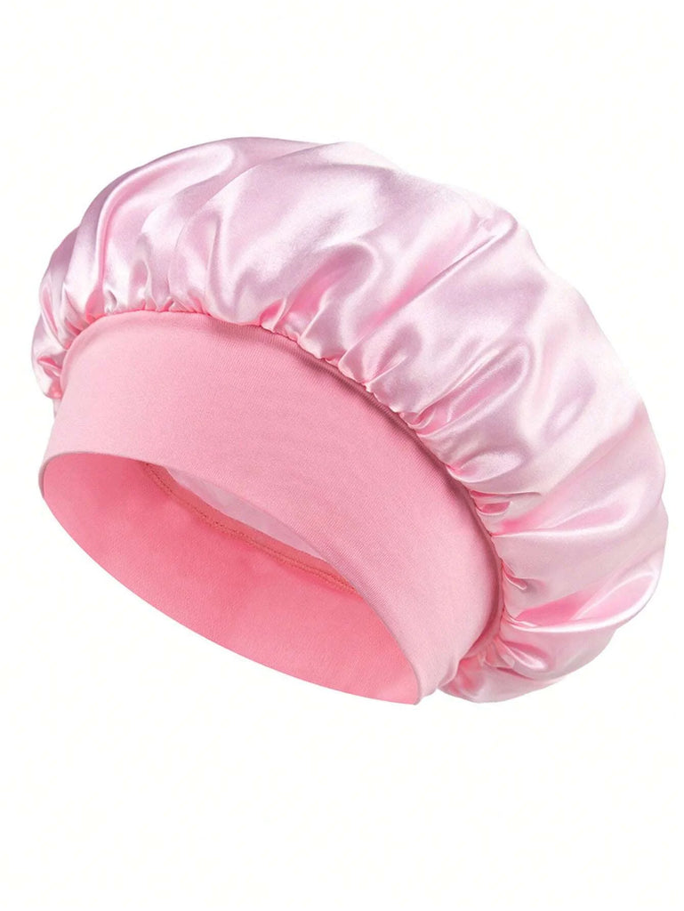 satin wide brim nightcap