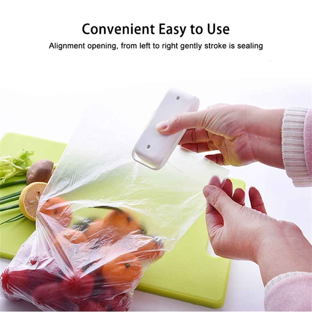 Mini Heat Bag Sealing Machine Thermal Plastic Food Bag Closure Portable Kitchen Special ToolsFood Packaging Heat Sealer