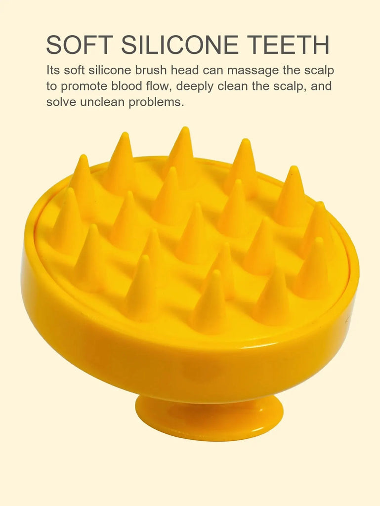 silicone shampoo scalp hair massager