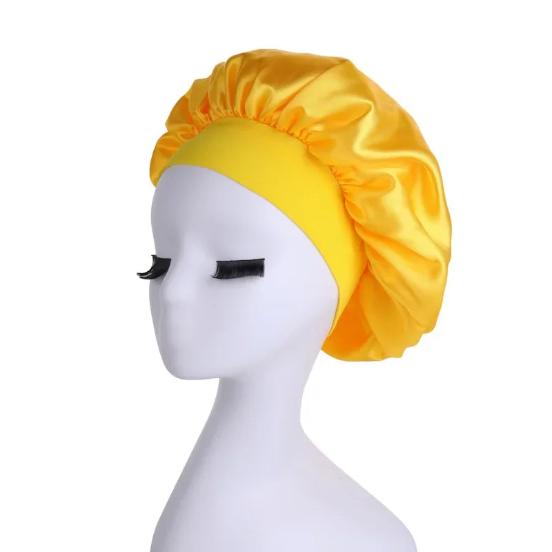 Satin Bonnet Hair Wrap | Sleep & Shower Cap – Emis Dropship