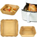 50-300pcs Disposable Air Fryer Paper Round/Square Special Paper Food Silicon Oil Paper Air Fryer Liners Baking Paper