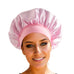Silk Satin Bonnets for Women & Men - Elastic Wide Band Hair Wrap Cap for Curly Hair - Shower Cap for Sleeping ,Wig Tool