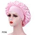 Silk Satin Bonnets for Women & Men - Elastic Wide Band Hair Wrap Cap for Curly Hair - Shower Cap for Sleeping ,Wig Tool