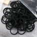 50/100/200pcs Women Girl Mixed Colors Hair Bands Basic Hair Ties Elastic Headband Simple Hair  Accessories Ponytail Holder