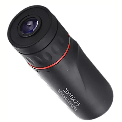 2000x25 HD Monocular Telescope Mini Portable Mobile Phone Telescope with Holder Outdoor Camping Hunting Birdwatching Telescopes