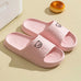 Summer Fashion Men's Slippers Printting Little Bear Sandals Indoor Bathroom Non-slip Soft Women Dormitory Casual Shoes Couple