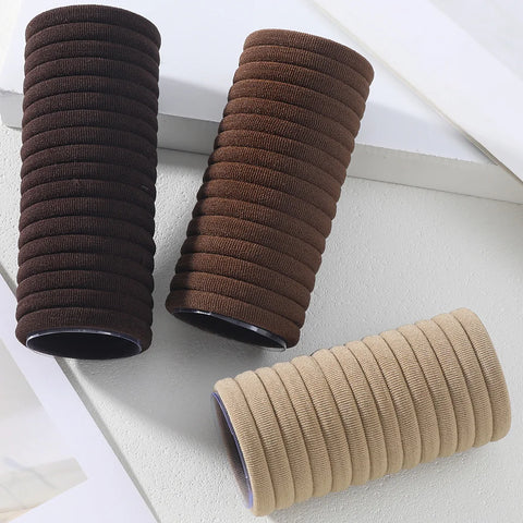 50/100pcs Black Hair Bands for Women Girls Hairband High Elastic Rubber Band Hair Ties Ponytail Holder Scrunchies Accessorie