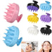 Silicone Shampoo Brush Head Scalp Massage Comb Hair Root Itching Clean The Scalp Thoroughly Body Massage Brush Bath Brush