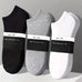 1/5/10 Pairs Comfortable Men's Women's Socks Casual Short Solid Color Spring Summer Boat Sock Fashionable Round Neck Ankle Socks