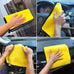 SEAMETAL 3/5/10Pcs Car Wash Microfiber Towel 30x30/60CM Car Cleaning Drying Cloth Hemming Car Care Cloth Car Wash Accessories