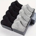 1/5/10 Pairs Comfortable Men's Women's Socks Casual Short Solid Color Spring Summer Boat Sock Fashionable Round Neck Ankle Socks