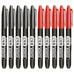 Permanent Marker Pen Drawing Markers Black Blue Red Waterproof Ink Sketch Pens Stationery Art School Supplies For Glass Metal