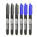 Permanent Marker Pen Drawing Markers Black Blue Red Waterproof Ink Sketch Pens Stationery Art School Supplies For Glass Metal