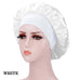 Silk Satin Bonnets for Women & Men - Elastic Wide Band Hair Wrap Cap for Curly Hair - Shower Cap for Sleeping ,Wig Tool
