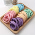 50/100/200pcs Women Girl Mixed Colors Hair Bands Basic Hair Ties Elastic Headband Simple Hair  Accessories Ponytail Holder