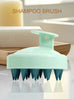 silicone shampoo scalp hair massager