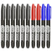 Permanent Marker Pen Drawing Markers Black Blue Red Waterproof Ink Sketch Pens Stationery Art School Supplies For Glass Metal