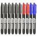 Permanent Marker Pen Drawing Markers Black Blue Red Waterproof Ink Sketch Pens Stationery Art School Supplies For Glass Metal