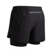 Men's Running Shorts Quick-drying Fitness Black Double Layer Shorts Men New Sport Workout Training Bodybuilding Short Pants