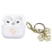 aiiekz airpods 3 case cover with gold heart pattern