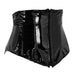 sexy pu leather corset for women adjustable waist clip