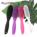 Styling Curly Hair Brush Salon Massager Comb Brush Detangling Drying Brush Anti Static Curved Vent Brush Scalp Massage Comb