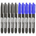 Permanent Marker Pen Drawing Markers Black Blue Red Waterproof Ink Sketch Pens Stationery Art School Supplies For Glass Metal