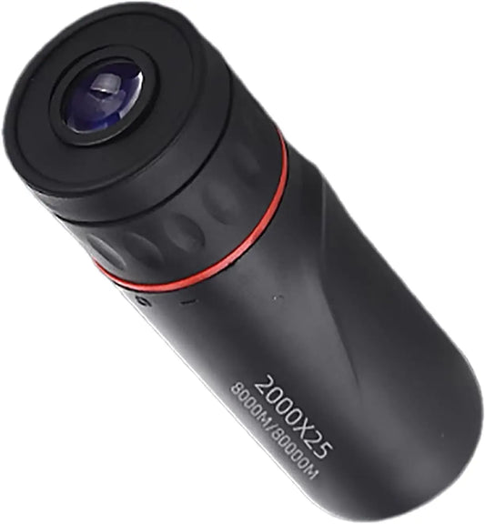 2000x25 HD Monocular Telescope Mini Portable Mobile Phone Telescope with Holder Outdoor Camping Hunting Birdwatching Telescopes