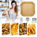 50-300pcs Disposable Air Fryer Paper Round/Square Special Paper Food Silicon Oil Paper Air Fryer Liners Baking Paper