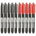 Permanent Marker Pen Drawing Markers Black Blue Red Waterproof Ink Sketch Pens Stationery Art School Supplies For Glass Metal