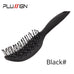 Styling Curly Hair Brush Salon Massager Comb Brush Detangling Drying Brush Anti Static Curved Vent Brush Scalp Massage Comb