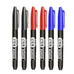 Permanent Marker Pen Drawing Markers Black Blue Red Waterproof Ink Sketch Pens Stationery Art School Supplies For Glass Metal