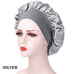 Silk Satin Bonnets for Women & Men - Elastic Wide Band Hair Wrap Cap for Curly Hair - Shower Cap for Sleeping ,Wig Tool