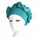 Newly Satin Night Hair Cap Women's Solid Sleeping Hat Sleep Care Bonnet Nightcap For Women Unisex Cap