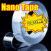 Nano Tape Double Sided Tape Transparent Reusable Waterproof Adhesive Tapes Cleanable Kitchen Bathroom Supplies Tapes