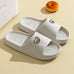 Summer Fashion Men's Slippers Printting Little Bear Sandals Indoor Bathroom Non-slip Soft Women Dormitory Casual Shoes Couple